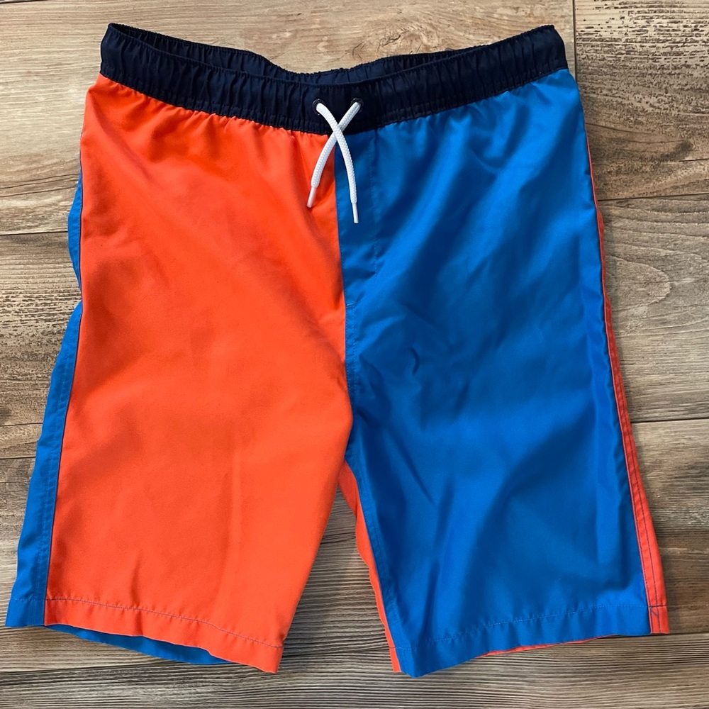 Lands End Boys Swim Trunks Size XL